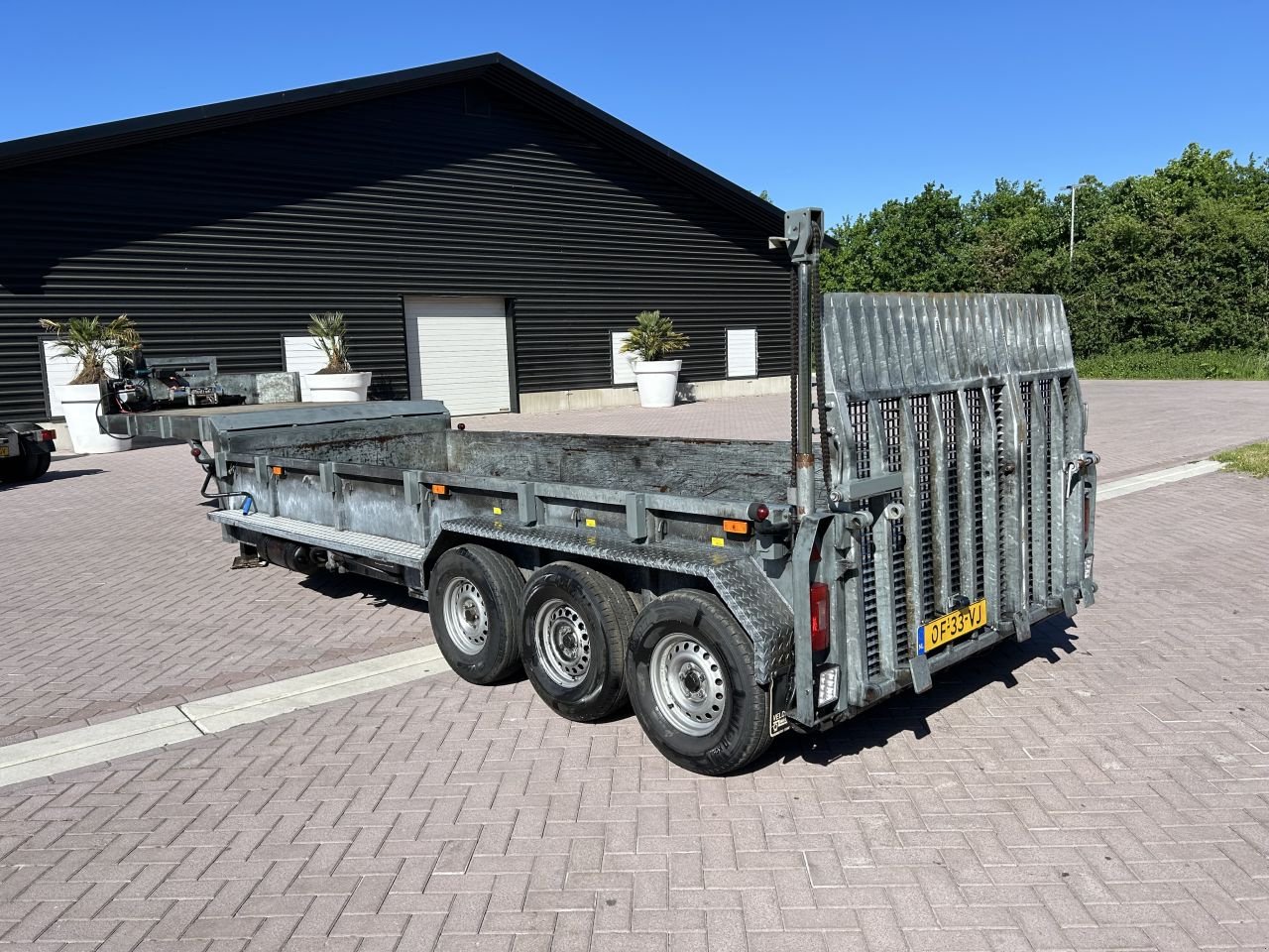 PKW-Anhänger Türe ait Sonstige be oplegger 7.2 ton kuip dieplader MET HUIF Veldhuizen, Gebrauchtmaschine içinde Putten (resim 3)