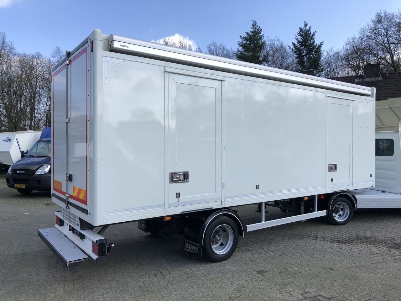 PKW-Anhänger des Typs Sonstige Be Oplegger 7.5 ton bunk Be Oplegger 7.5 ton bunk 1 kant schuifzeilen. luifel, Gebrauchtmaschine in Putten (Bild 3)