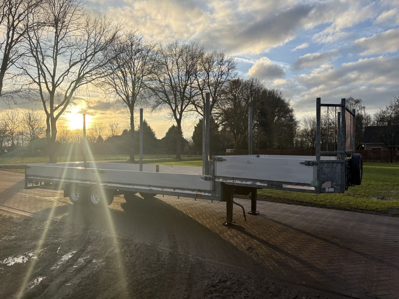 PKW-Anhänger of the type Sonstige be oplegger 8 TON veldhuizen semi dieplader 2018 (2.40 BREED, Gebrauchtmaschine in Putten (Picture 4)