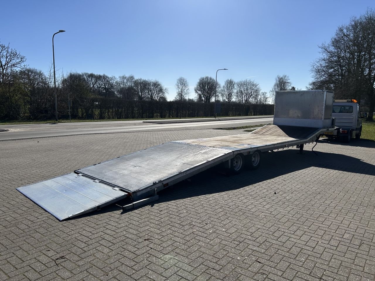 PKW-Anhänger typu Sonstige be oplegger 8.5 ton Veldhuizen knik vloer (2018), Gebrauchtmaschine v Putten (Obrázek 3)