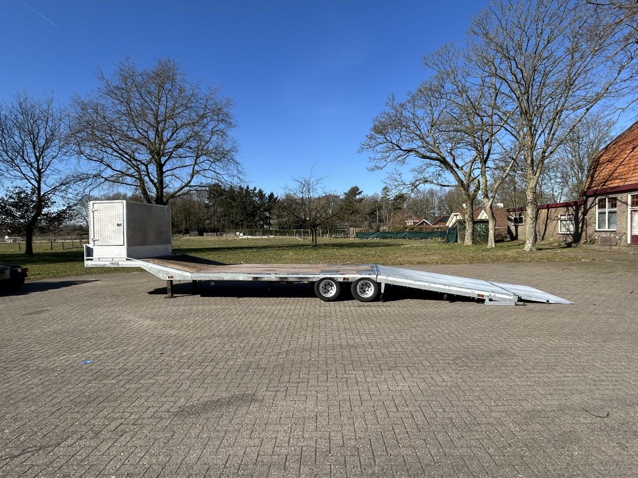 PKW-Anhänger typu Sonstige be oplegger 8.5 ton Veldhuizen knik vloer (2018), Gebrauchtmaschine v Putten (Obrázek 2)