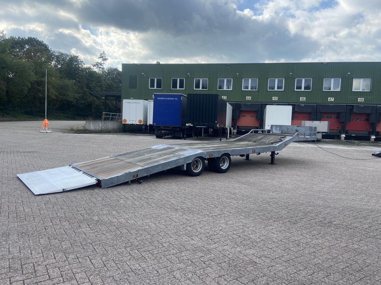 PKW-Anhänger от тип Sonstige Be Oplegger 9 Ton semi knik dieplader veldhuizen, Gebrauchtmaschine в Putten (Снимка 1)