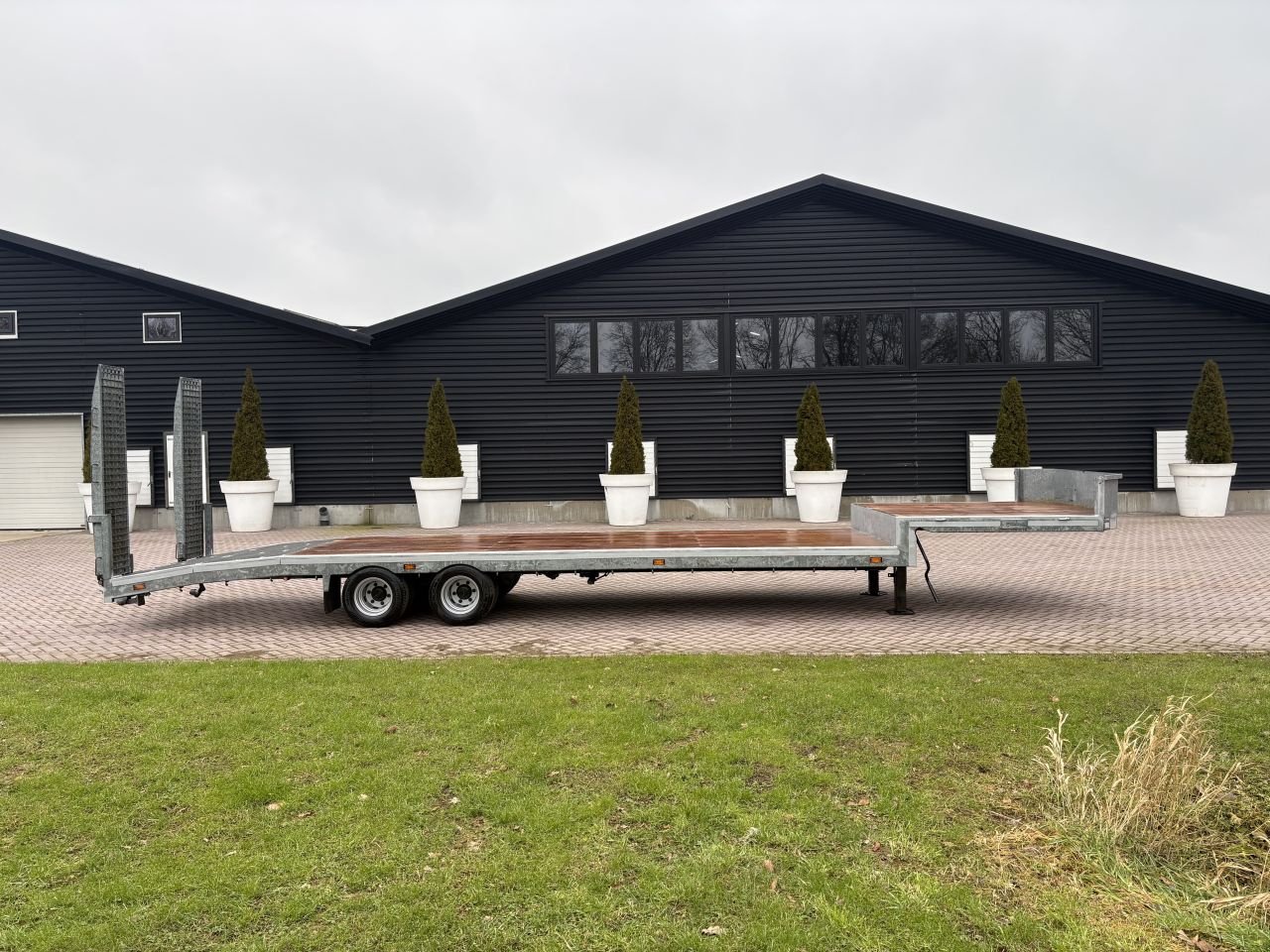 PKW-Anhänger del tipo Sonstige be oplegger 9.7 TON Veldhuizen semi dieplader met roostervloer, Gebrauchtmaschine en Putten (Imagen 3)
