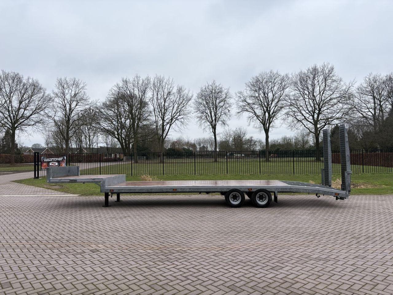 PKW-Anhänger del tipo Sonstige be oplegger 9.7 TON Veldhuizen semi dieplader met roostervloer, Gebrauchtmaschine en Putten (Imagen 4)
