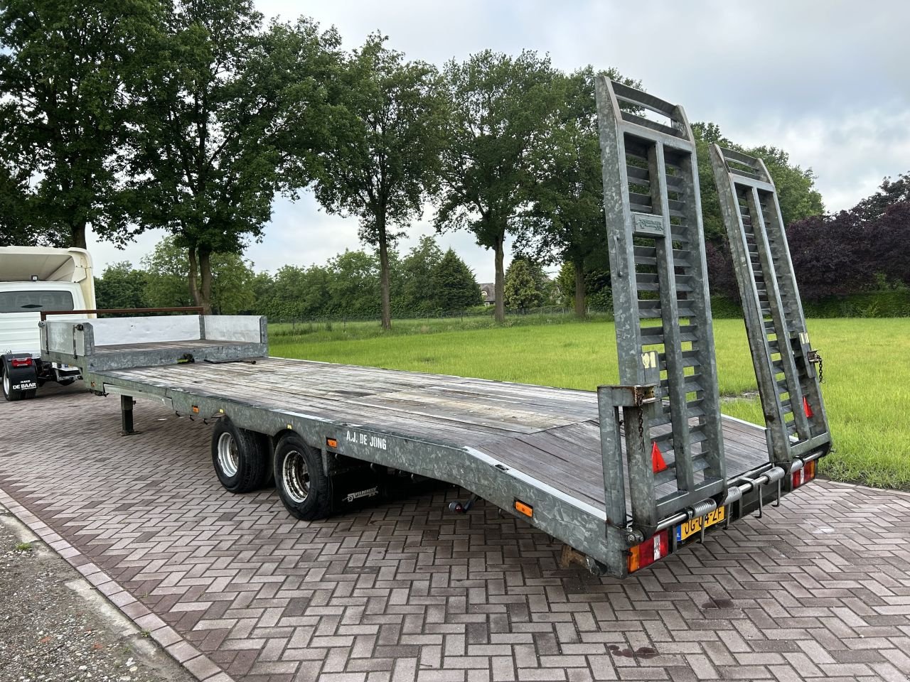 PKW-Anhänger typu Sonstige BE OPLEGGER 9.8 TON VELDHUIZEN SEMI DIEPLADER 2.40 BREED, Gebrauchtmaschine v Putten (Obrázek 3)