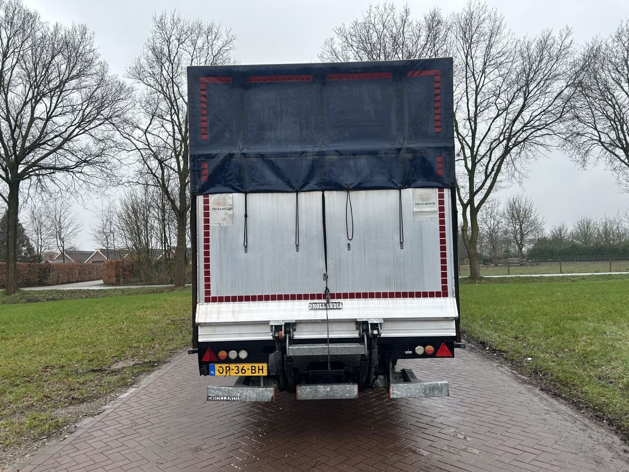 PKW-Anhänger Türe ait Sonstige be oplegger Draf 7 ton be oplegger Draf 7 ton huifzeilen met laadklep 750 kg, Gebrauchtmaschine içinde Putten (resim 4)