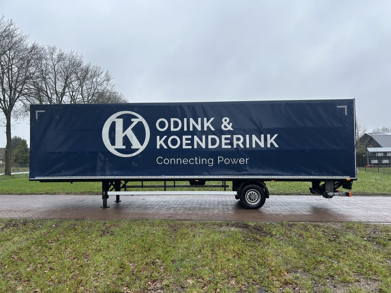 PKW-Anhänger Türe ait Sonstige be oplegger Draf 7 ton be oplegger Draf 7 ton huifzeilen met laadklep 750 kg, Gebrauchtmaschine içinde Putten (resim 7)