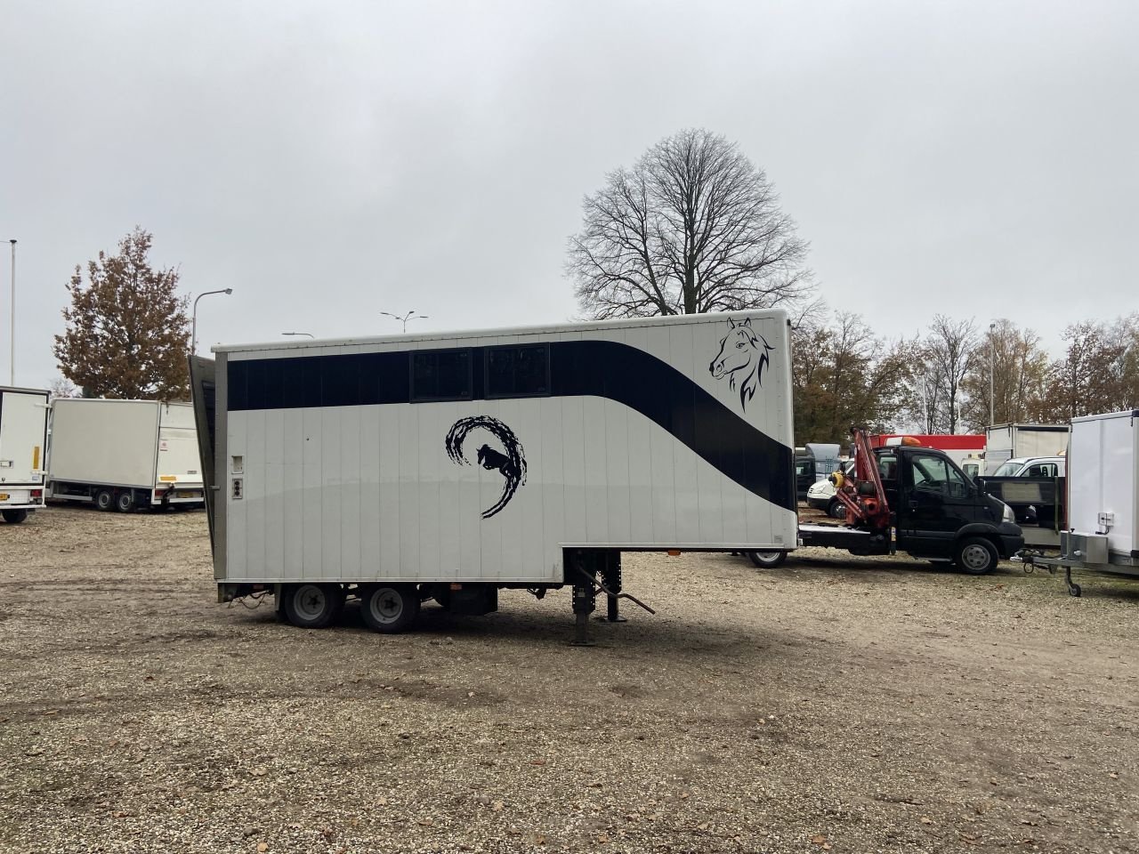 PKW-Anhänger a típus Sonstige be oplegger gesloten be oplegger gesloten transport paarden, Gebrauchtmaschine ekkor: Putten (Kép 10)