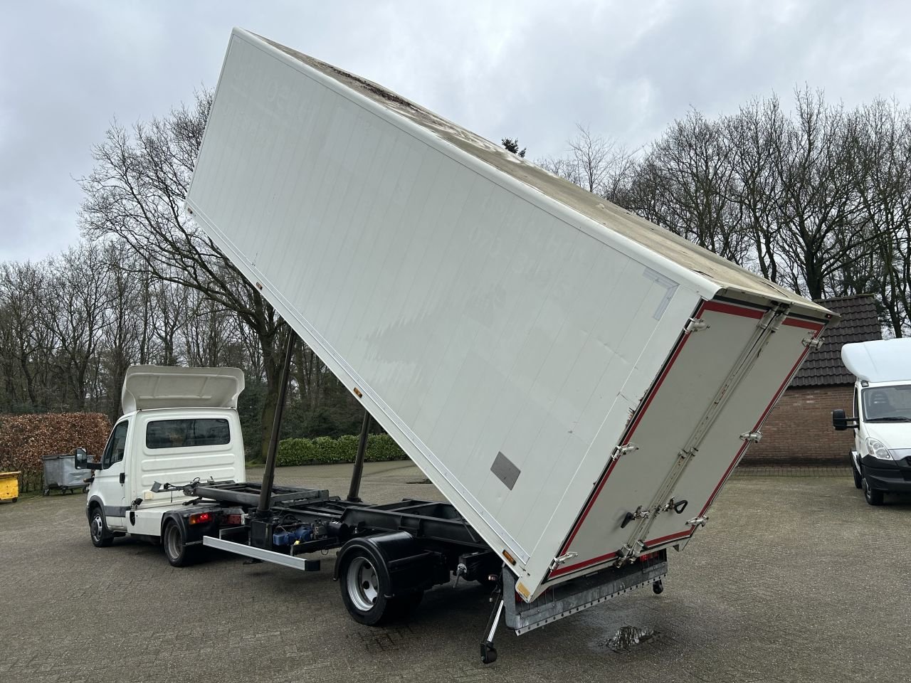 PKW-Anhänger Türe ait Sonstige be oplegger kipper be oplegger kipper gesloten 7 ton nefra, Gebrauchtmaschine içinde Putten (resim 5)