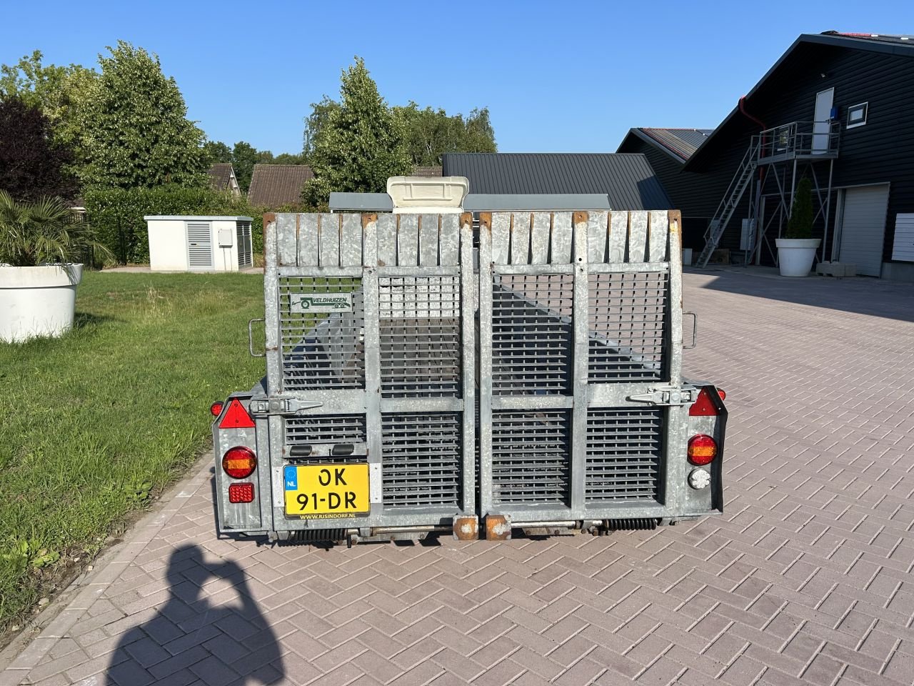 PKW-Anhänger des Typs Sonstige be oplegger kuip 10 ton be oplegger kuip 10 ton LUCHTGEVEERDE DIEPLADER Veldhuiz, Gebrauchtmaschine in Putten (Bild 11)