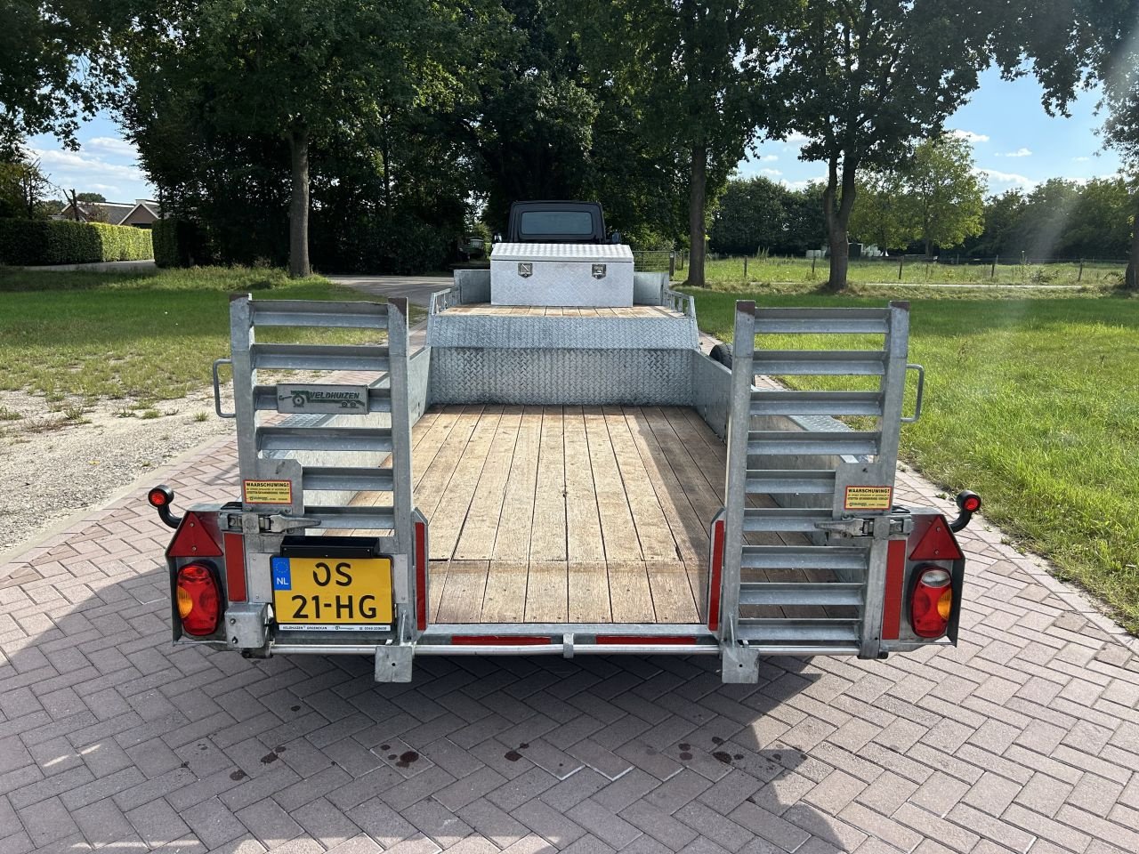 PKW-Anhänger tipa Sonstige be oplegger kuip dieplader Veldhuizen 7 TON (2020), Gebrauchtmaschine u Putten (Slika 7)