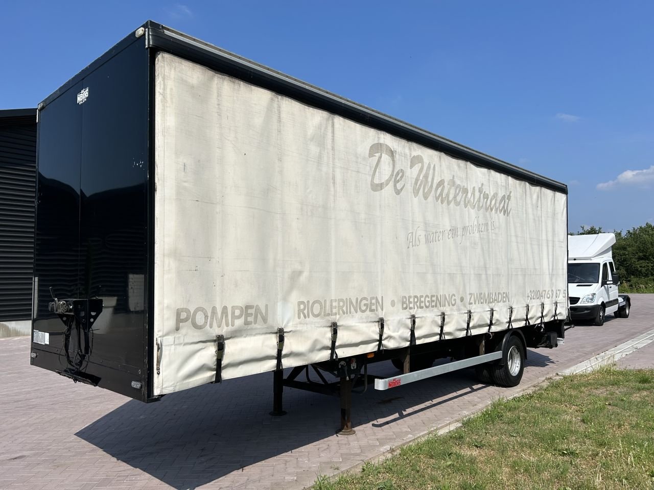 PKW-Anhänger typu Sonstige be oplegger noyens 6.7 ton be oplegger noyens 6.7 ton schuifzeilen met laadklep 1000 k, Gebrauchtmaschine w Putten (Zdjęcie 3)