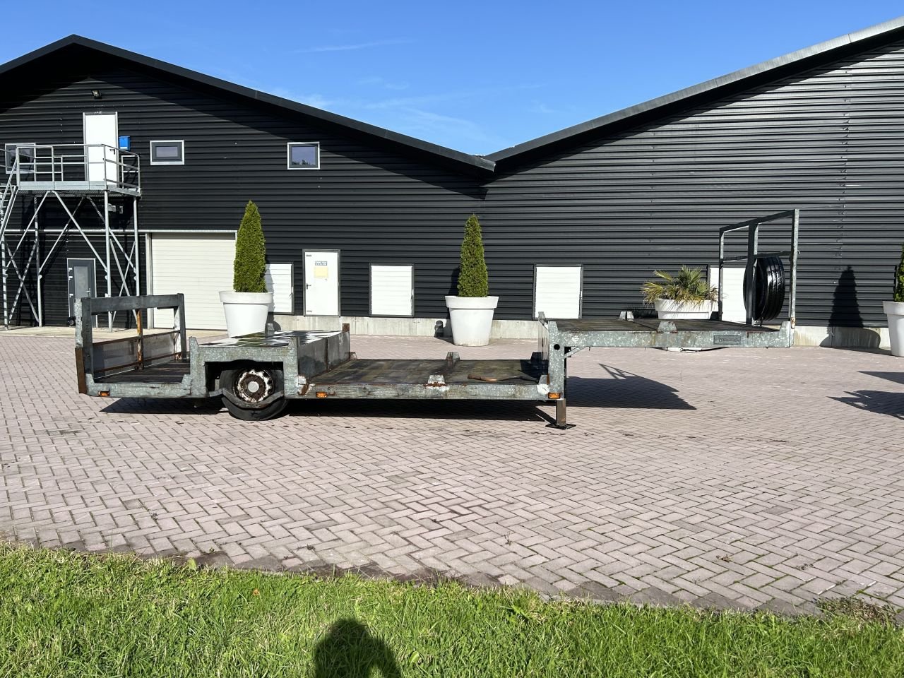 PKW-Anhänger a típus Sonstige Be oplegger ( om dixi wc te lade VELDHUIZEN 5.6 ton, Gebrauchtmaschine ekkor: Putten (Kép 4)