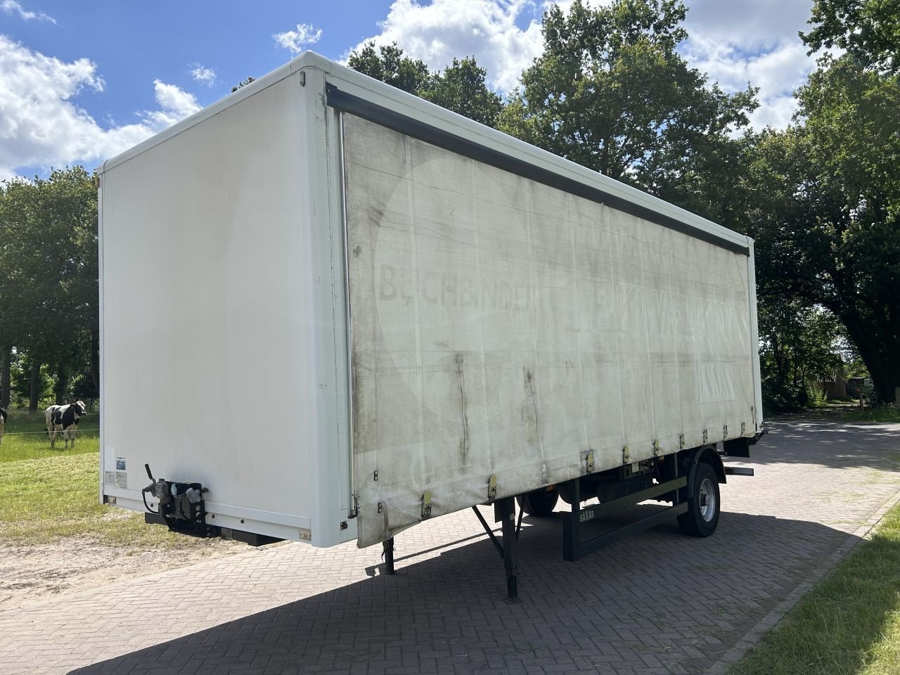 PKW-Anhänger typu Sonstige be oplegger SAXAS 8.9 ton met laadklep 1500 kg, Gebrauchtmaschine v Putten (Obrázek 7)