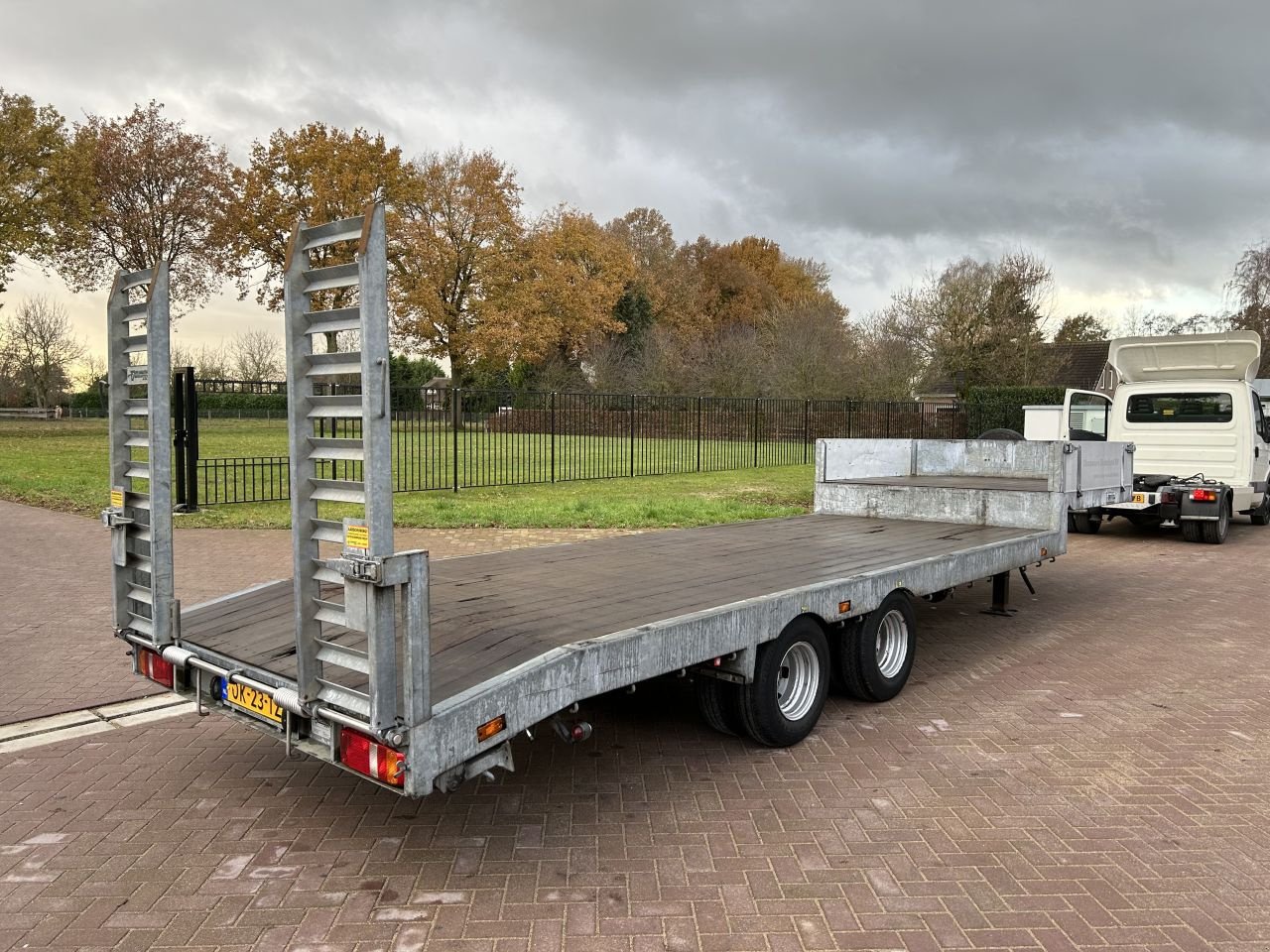 PKW-Anhänger типа Sonstige be oplegger semi dieplader 10 ton veldhuizen, Gebrauchtmaschine в Putten (Фотография 6)