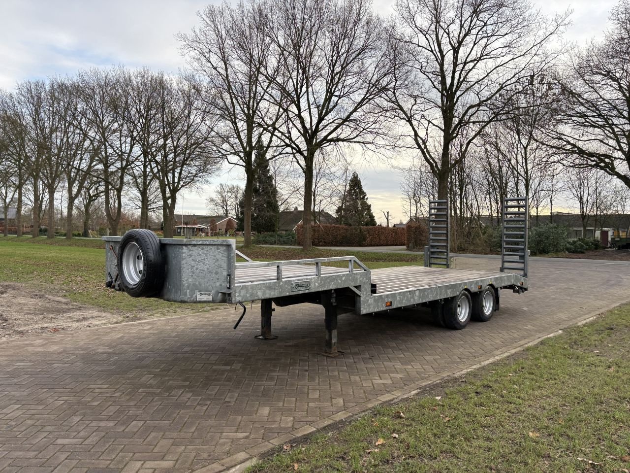 PKW-Anhänger des Typs Sonstige be oplegger semi dieplader 8 ton Veldhuizen, Gebrauchtmaschine in Putten (Bild 5)