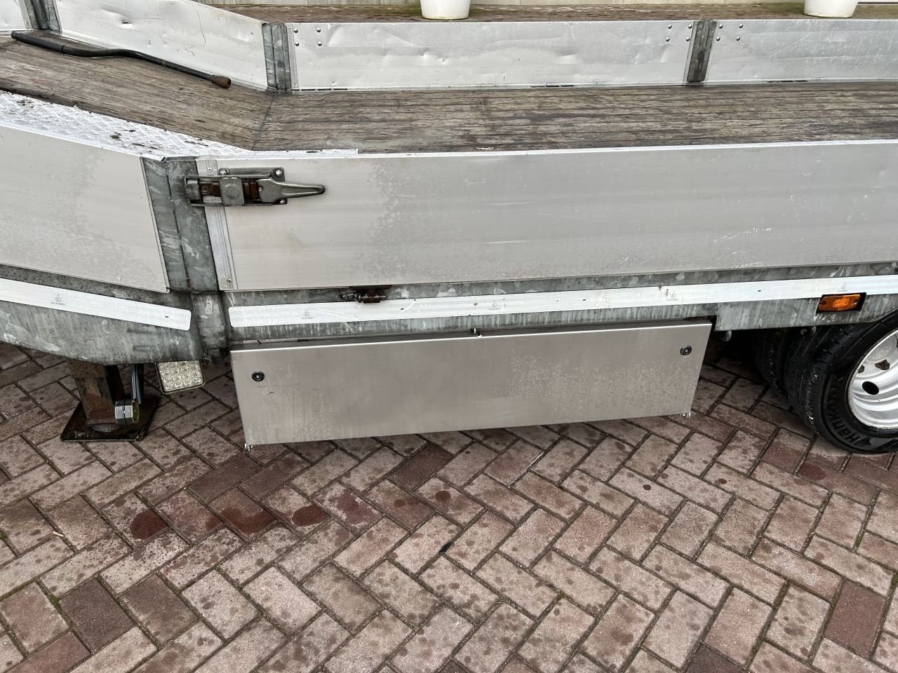 PKW-Anhänger des Typs Sonstige be oplegger semi dieplader 8 ton, Gebrauchtmaschine in Putten (Bild 11)