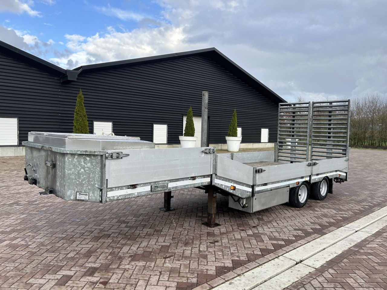 PKW-Anhänger des Typs Sonstige be oplegger semi dieplader 8 ton, Gebrauchtmaschine in Putten (Bild 3)