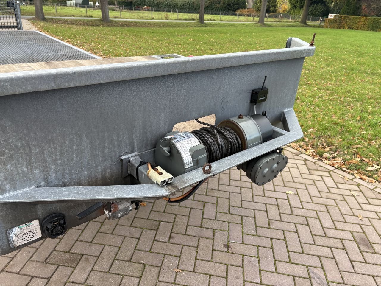 PKW-Anhänger Türe ait Sonstige be oplegger semi dieplader met roostervloer 10 ton (2018), Gebrauchtmaschine içinde Putten (resim 10)