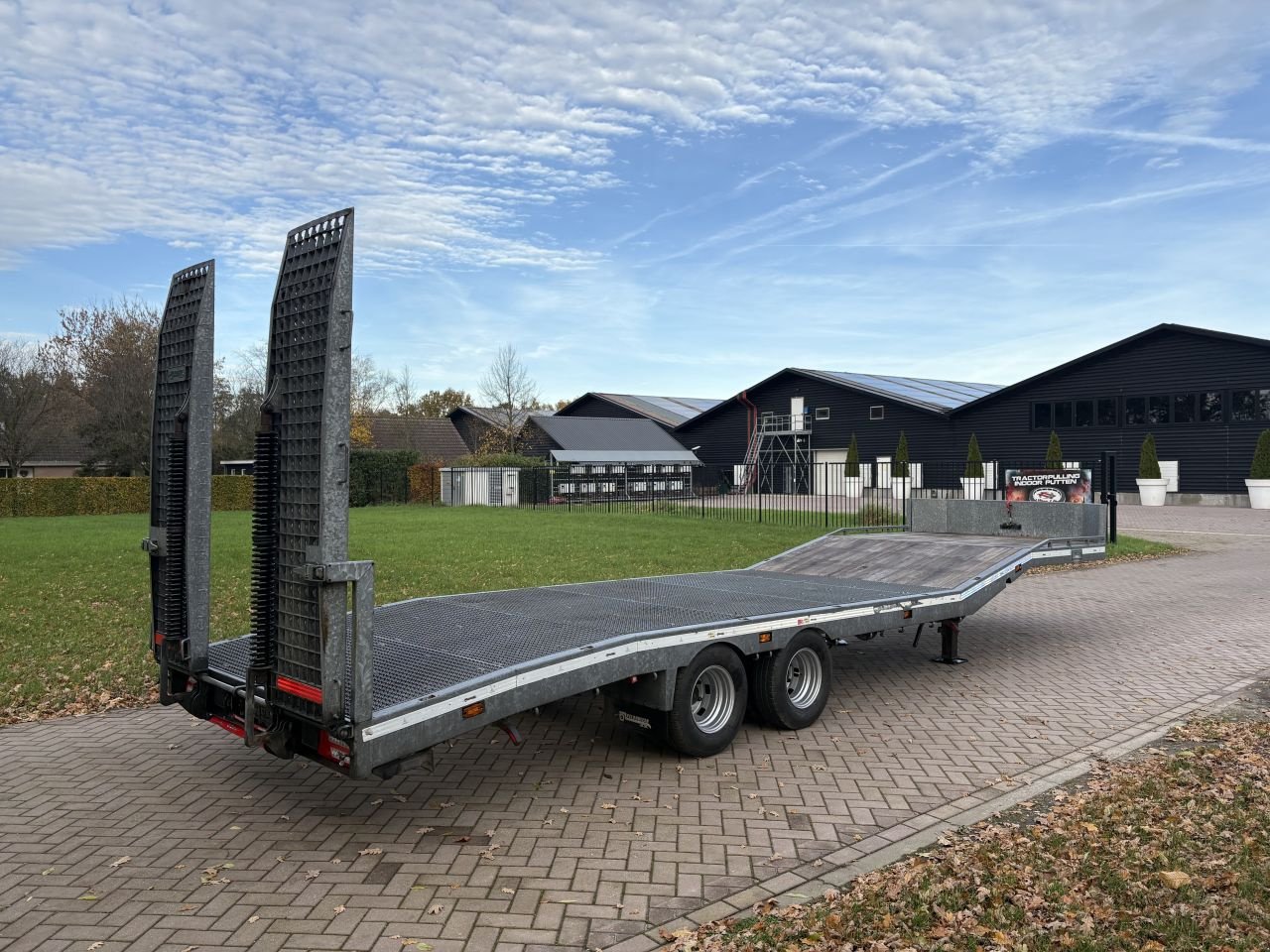 PKW-Anhänger Türe ait Sonstige be oplegger semi dieplader met roostervloer 10 ton (2018), Gebrauchtmaschine içinde Putten (resim 7)