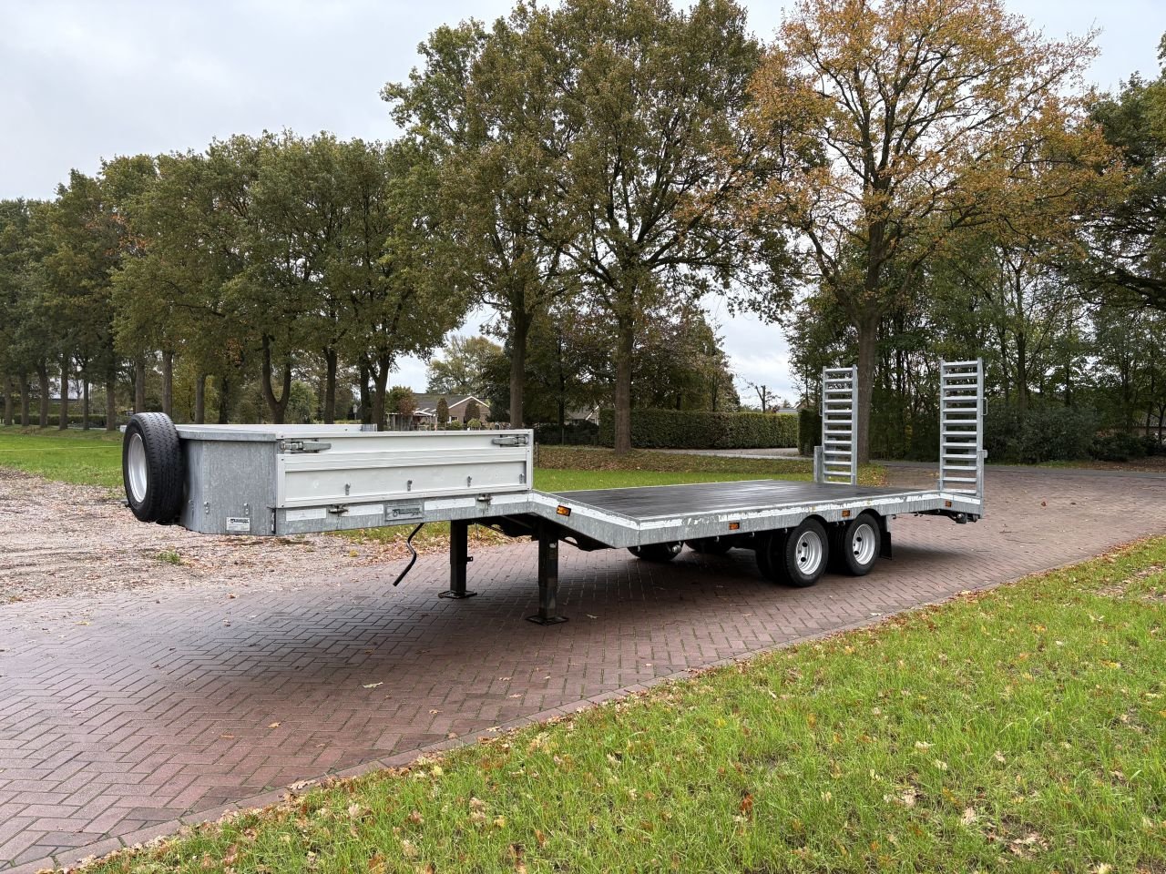 PKW-Anhänger tipa Sonstige be oplegger semi dieplader Veldhuizen 8 TON 2014, Gebrauchtmaschine u Putten (Slika 1)
