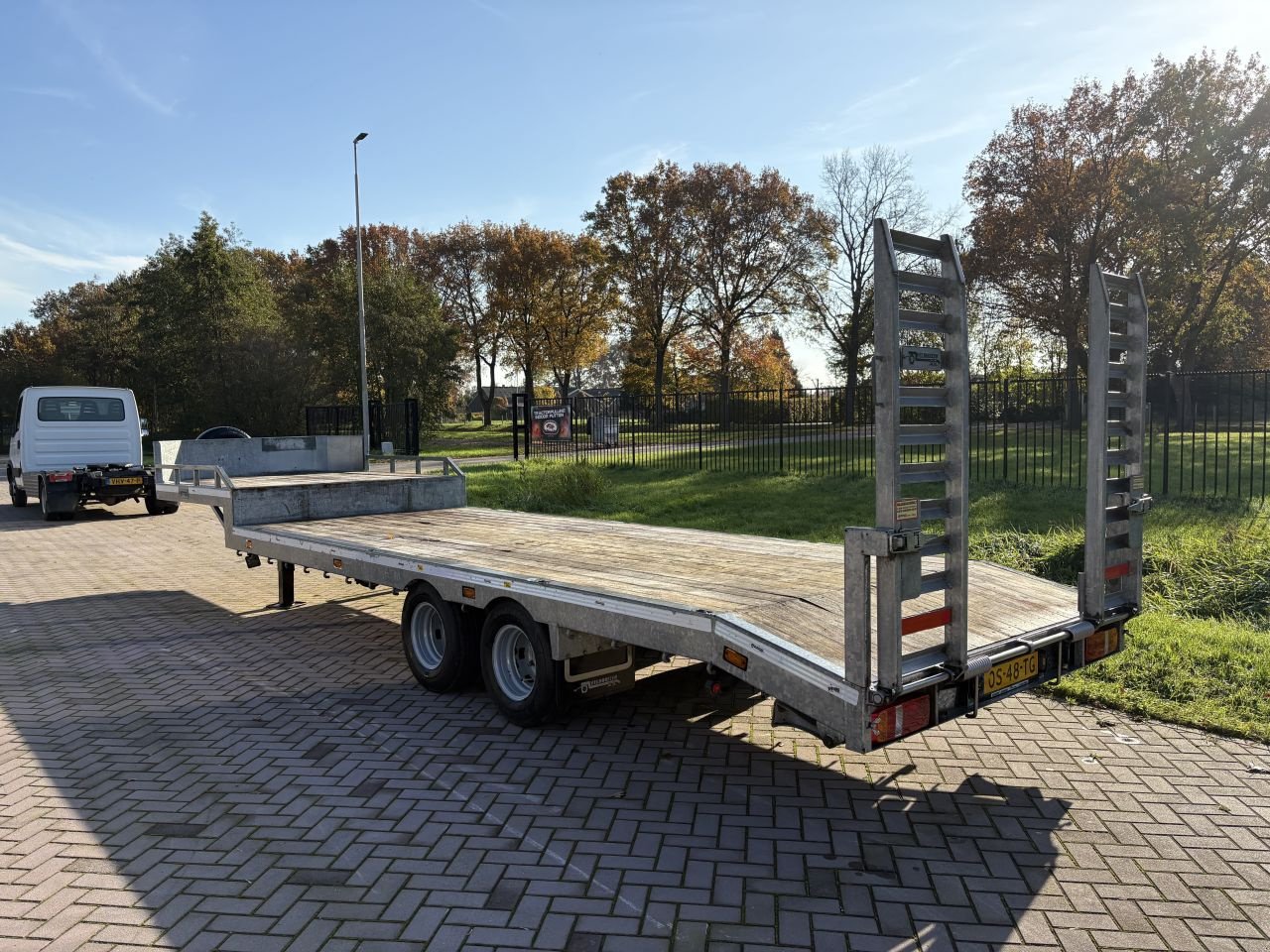PKW-Anhänger Türe ait Sonstige be oplegger semi dieplader Veldhuizen 9.7 TON (2021, Gebrauchtmaschine içinde Putten (resim 3)