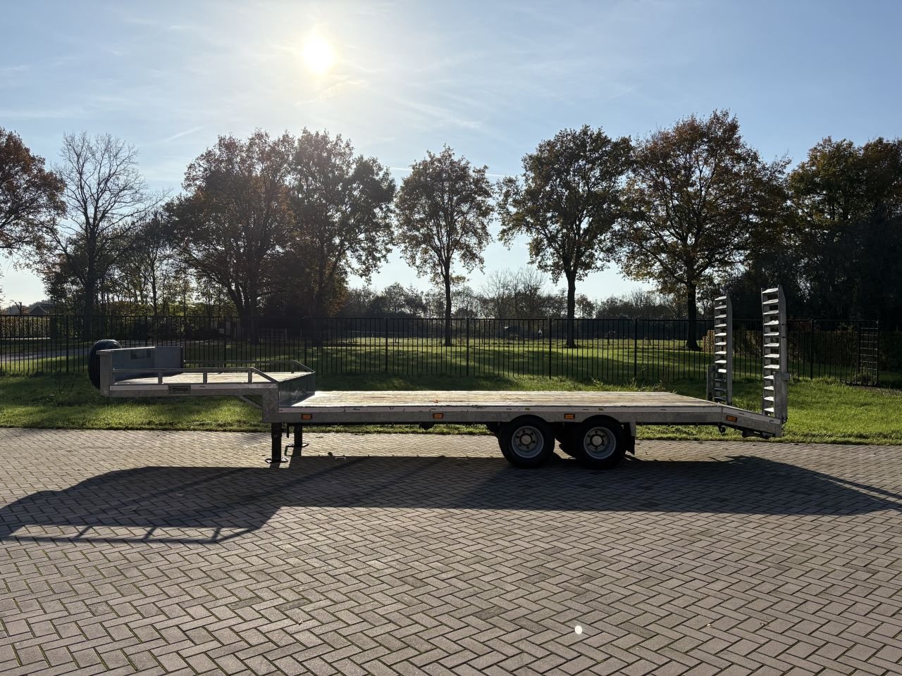 PKW-Anhänger Türe ait Sonstige be oplegger semi dieplader Veldhuizen 9.7 TON (2021, Gebrauchtmaschine içinde Putten (resim 6)
