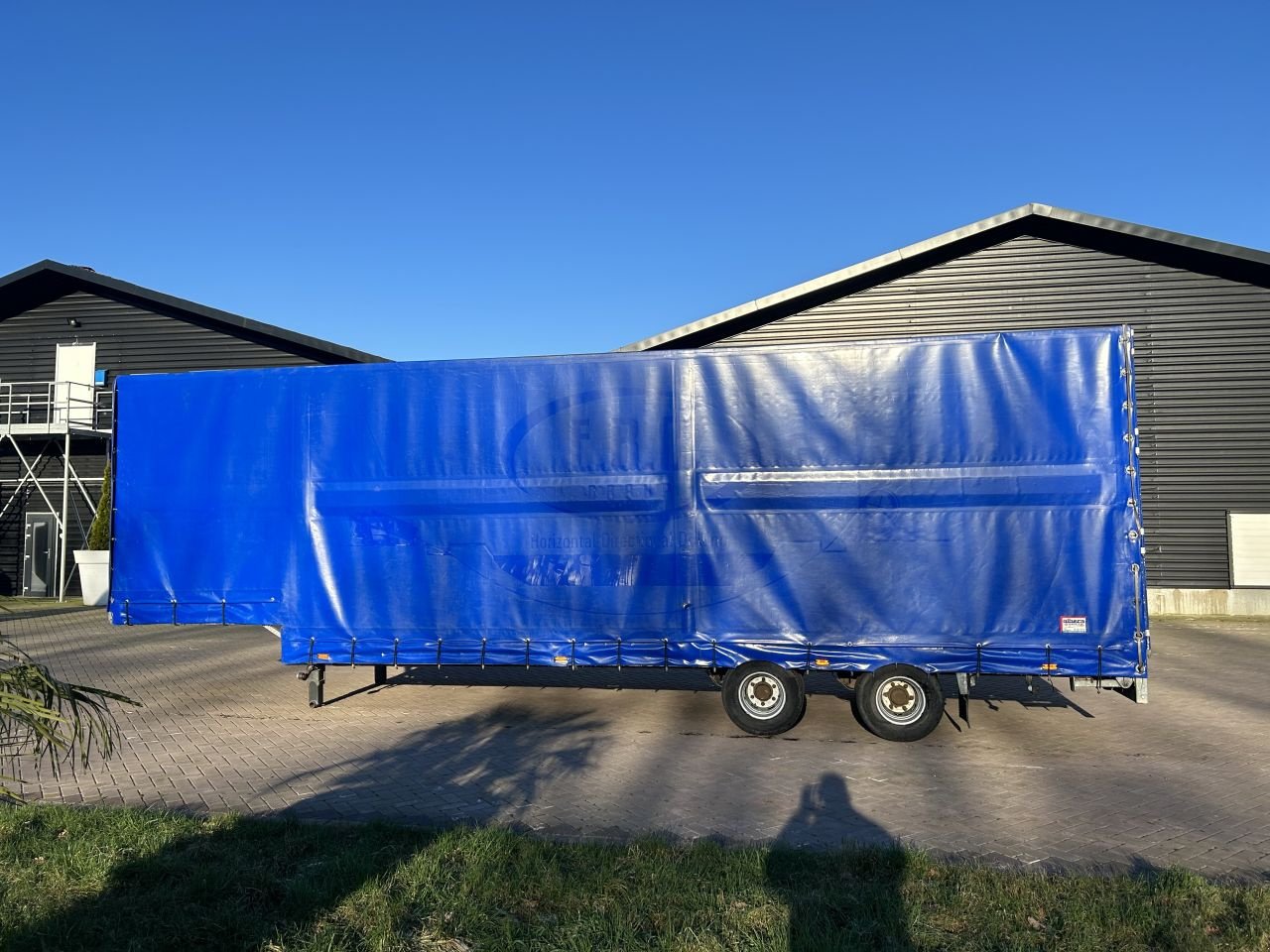 PKW-Anhänger des Typs Sonstige be oplegger semi gesloten be oplegger semi gesloten huif 9.8 ton VELDHUIZEN, Gebrauchtmaschine in Putten (Bild 1)