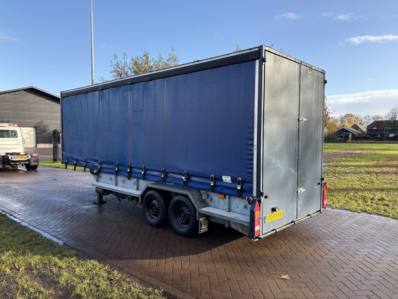 PKW-Anhänger des Typs Sonstige be oplegger veldhuizen 5.6 ton kuip met schuifzeilen, Gebrauchtmaschine in Putten (Bild 5)