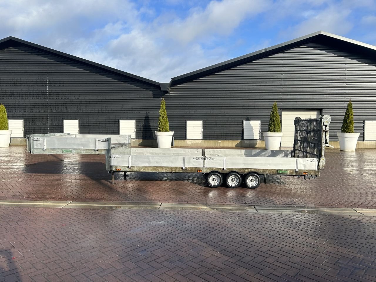 PKW-Anhänger des Typs Sonstige be oplegger Veldhuizen Baveco 6 ton rijplaten dubbele klep, Gebrauchtmaschine in Putten (Bild 2)