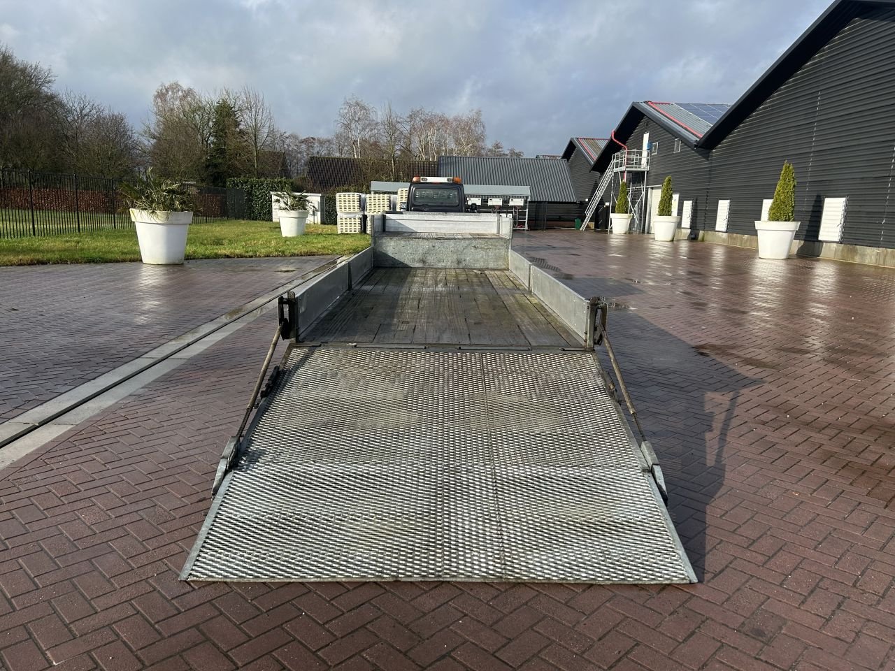 PKW-Anhänger des Typs Sonstige be oplegger Veldhuizen Baveco 6 ton rijplaten dubbele klep, Gebrauchtmaschine in Putten (Bild 10)