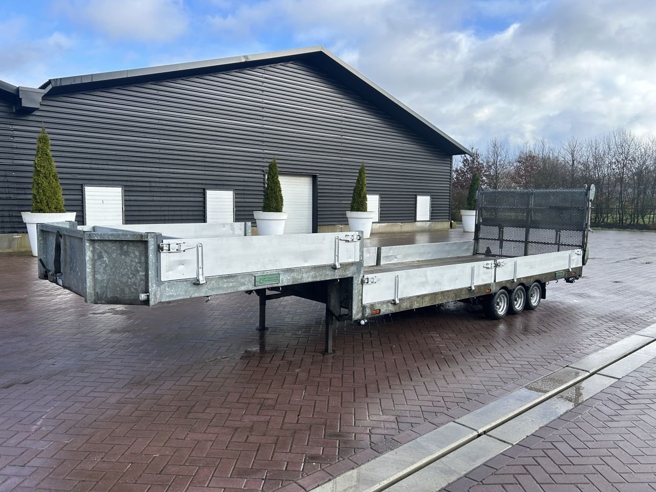 PKW-Anhänger des Typs Sonstige be oplegger Veldhuizen Baveco 6 ton rijplaten dubbele klep, Gebrauchtmaschine in Putten (Bild 1)