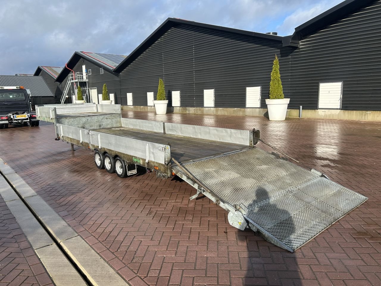 PKW-Anhänger des Typs Sonstige be oplegger Veldhuizen Baveco 6 ton rijplaten dubbele klep, Gebrauchtmaschine in Putten (Bild 9)