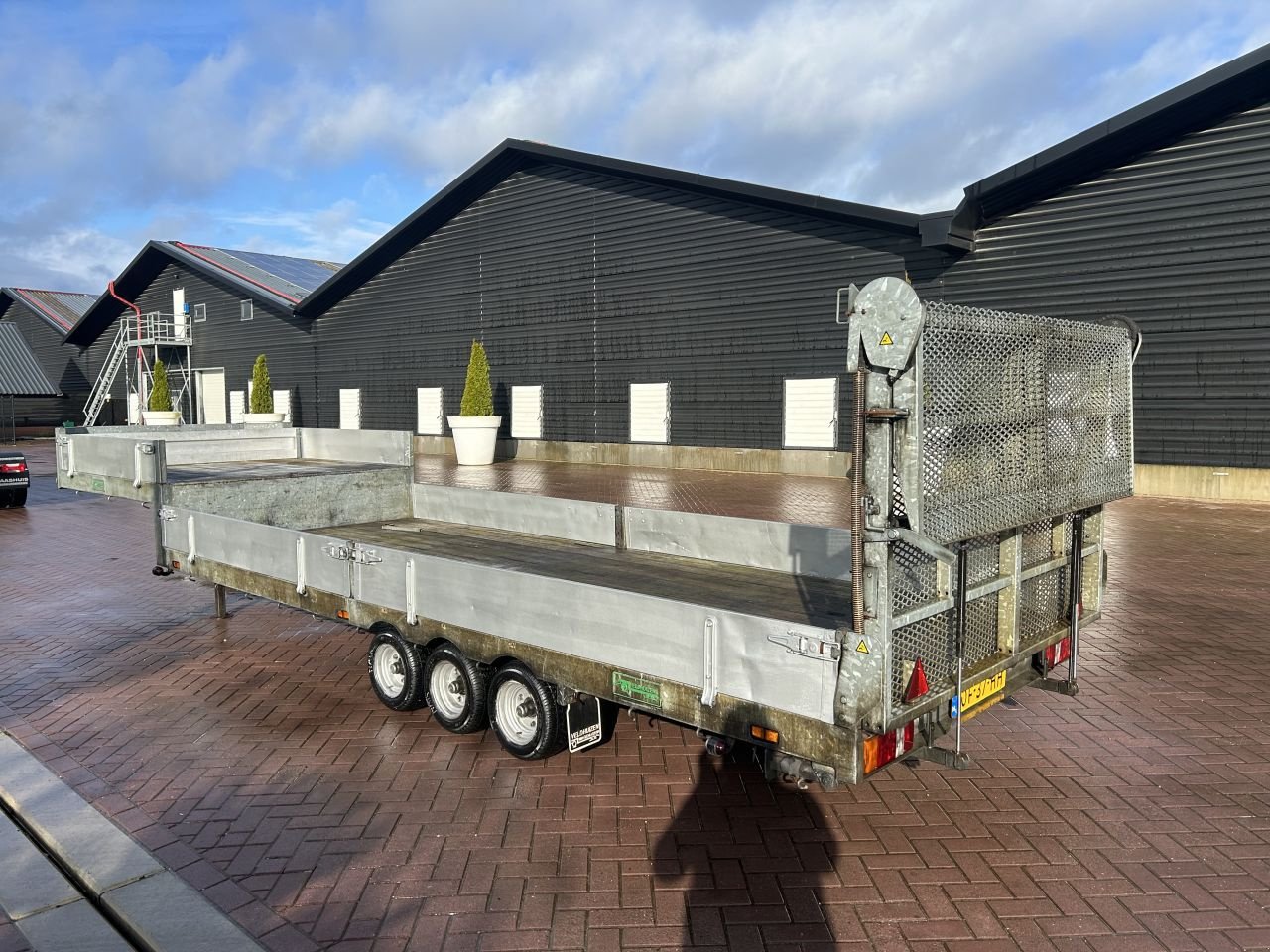 PKW-Anhänger des Typs Sonstige be oplegger Veldhuizen Baveco 6 ton rijplaten dubbele klep, Gebrauchtmaschine in Putten (Bild 3)