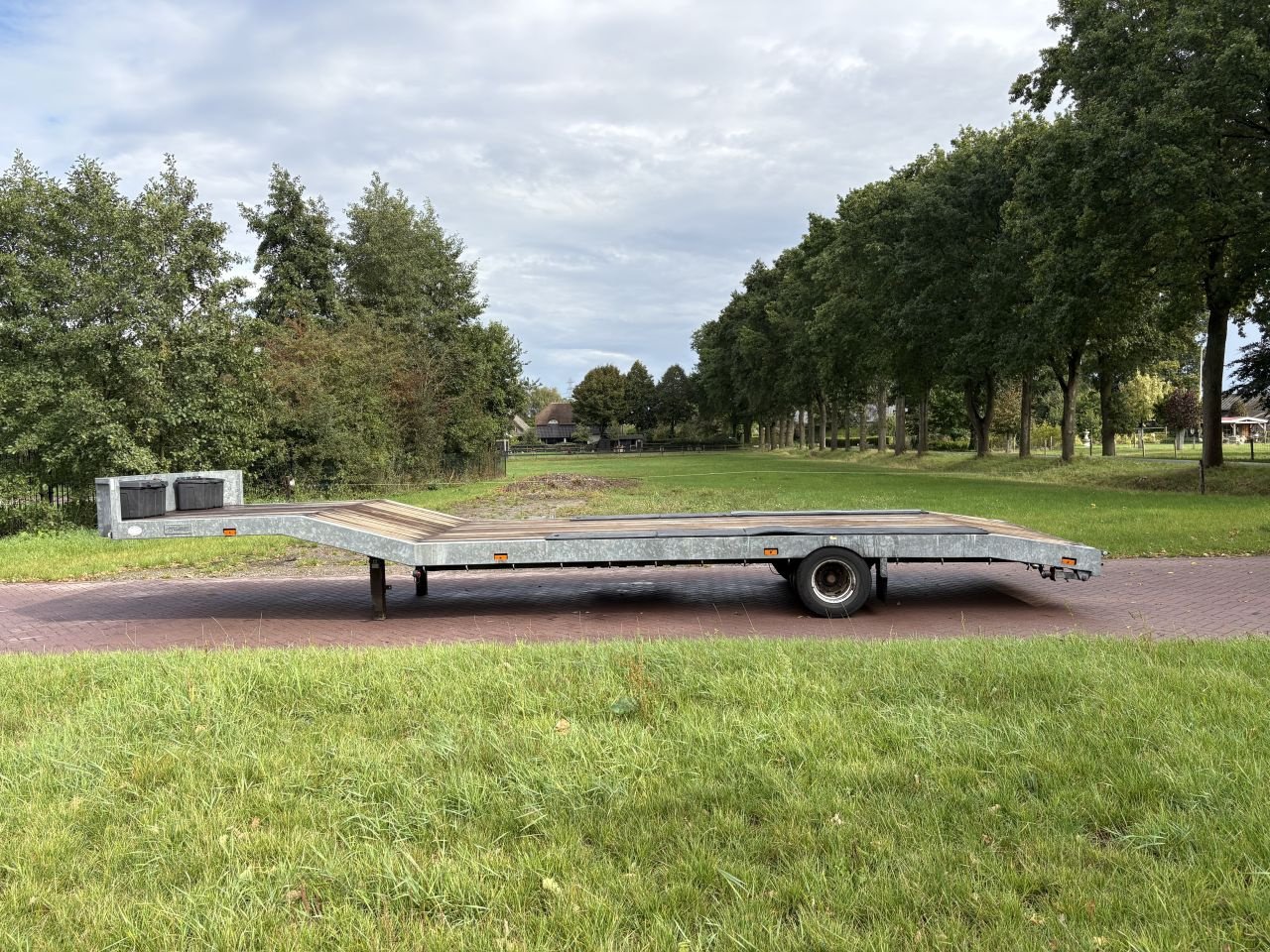 PKW-Anhänger typu Sonstige be oplegger Veldhuizen semi dieplader 5.5 TON BREED 2.50 CM, Gebrauchtmaschine v Putten (Obrázek 2)