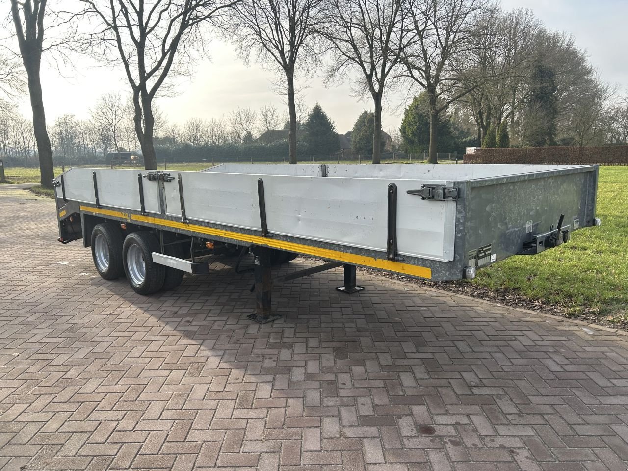 PKW-Anhänger Türe ait Sonstige be oplegger vlak 8 TON Veldhuizen, Gebrauchtmaschine içinde Putten (resim 8)