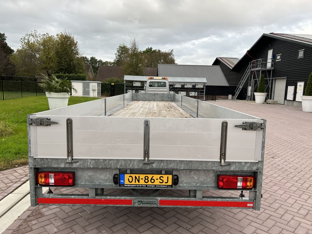 PKW-Anhänger des Typs Sonstige be oplegger vlak met luiken be oplegger vlak met luiken 5.5 ton (2015) Veldhuizen, Gebrauchtmaschine in Putten (Bild 7)