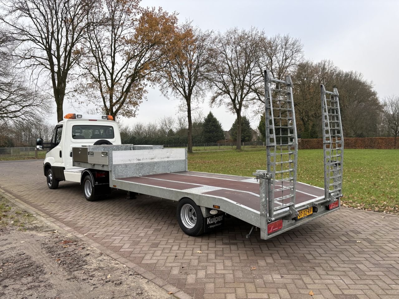 PKW-Anhänger от тип Sonstige be trekker 7 ton Iveco Daily 40C21 - oplegger KUIPER 5, Gebrauchtmaschine в Putten (Снимка 9)