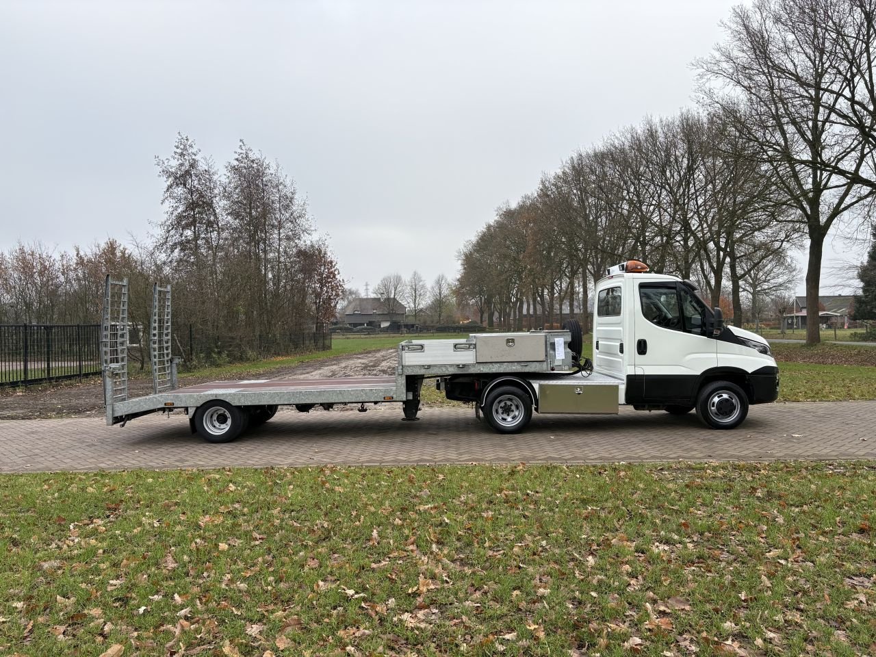 PKW-Anhänger от тип Sonstige be trekker 7 ton Iveco Daily 40C21 - oplegger KUIPER 5, Gebrauchtmaschine в Putten (Снимка 4)