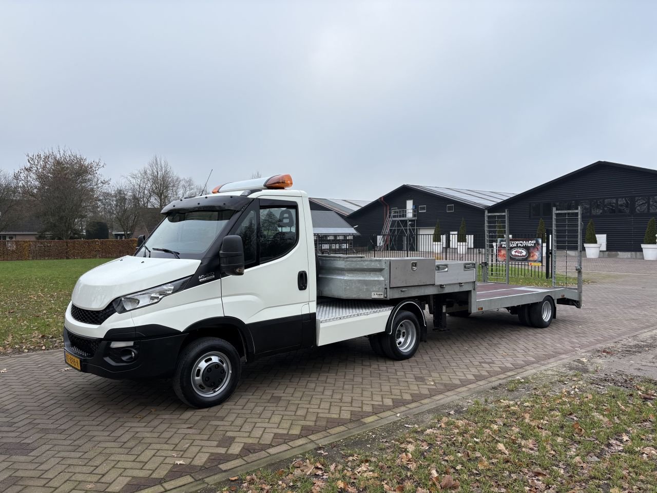 PKW-Anhänger от тип Sonstige be trekker 7 ton Iveco Daily 40C21 - oplegger KUIPER 5, Gebrauchtmaschine в Putten (Снимка 1)