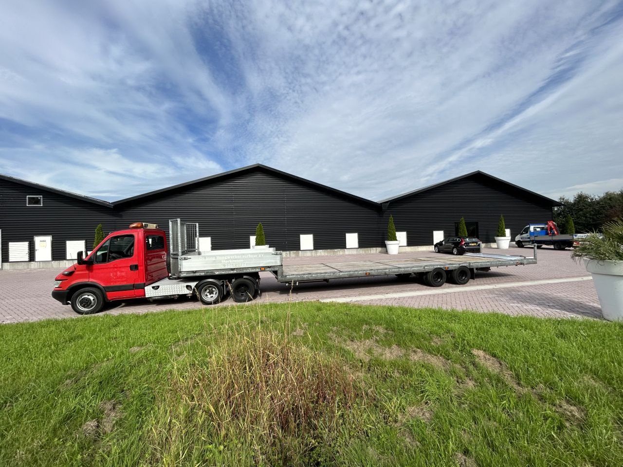PKW-Anhänger typu Sonstige be trekker Iveco 35C17 14 ton be trekker Iveco 35C17 14 ton be oplegger met knikvloer, Gebrauchtmaschine v Putten (Obrázek 2)