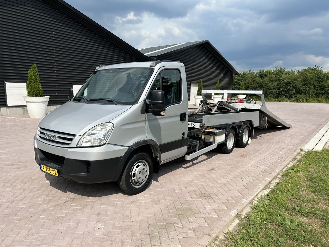 PKW-Anhänger des Typs Sonstige be trekker iveco 40C18 be trekker iveco 40C18 clixtar schuifplateau, Gebrauchtmaschine in Putten (Bild 1)