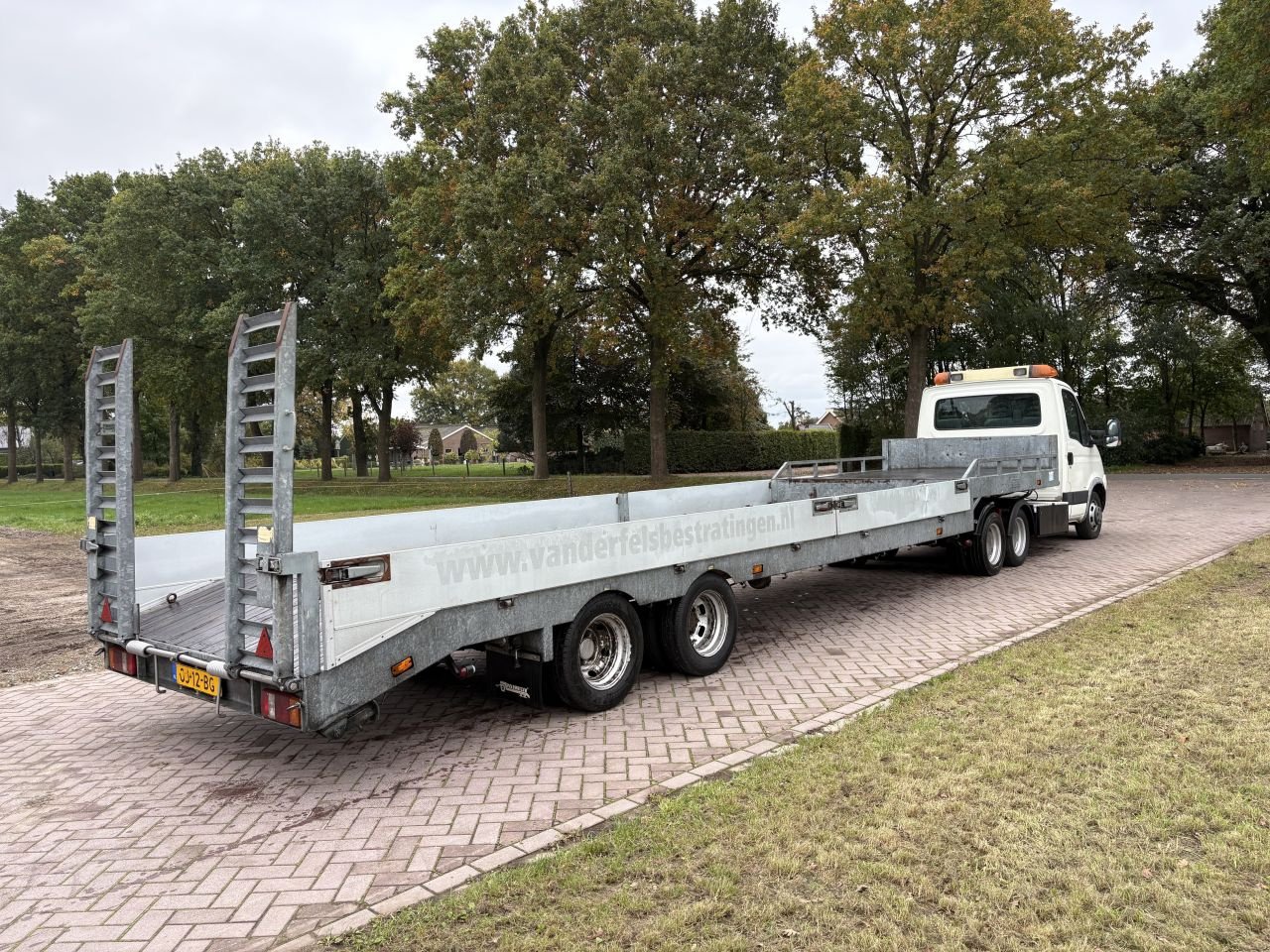 PKW-Anhänger tip Sonstige be trekker Iveco Daily 35C18 jee oplegger jeeb-as semi dieplad, Gebrauchtmaschine in Putten (Poză 7)