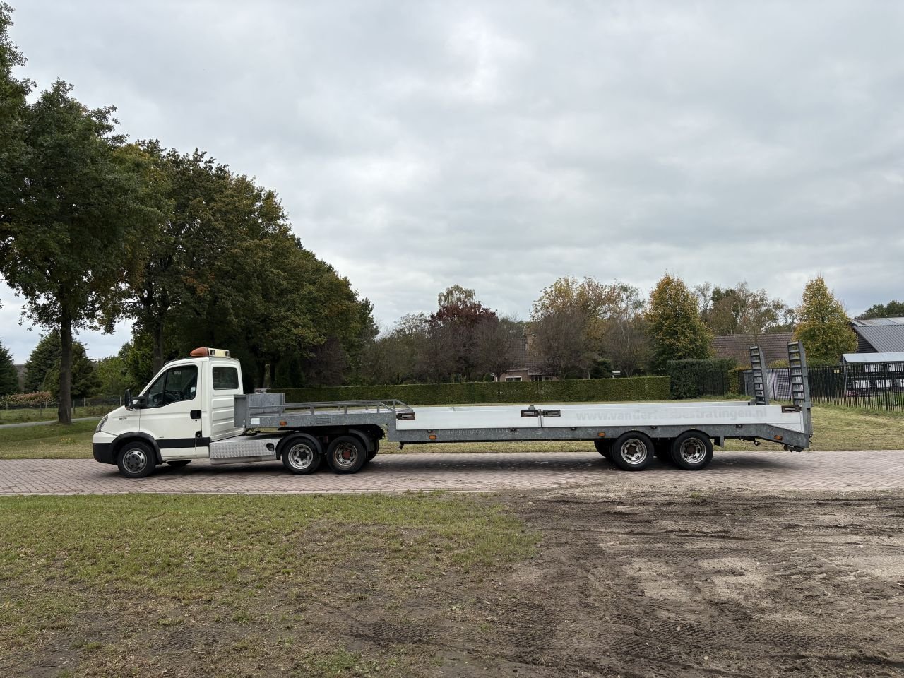 PKW-Anhänger tip Sonstige be trekker Iveco Daily 35C18 jee oplegger jeeb-as semi dieplad, Gebrauchtmaschine in Putten (Poză 3)