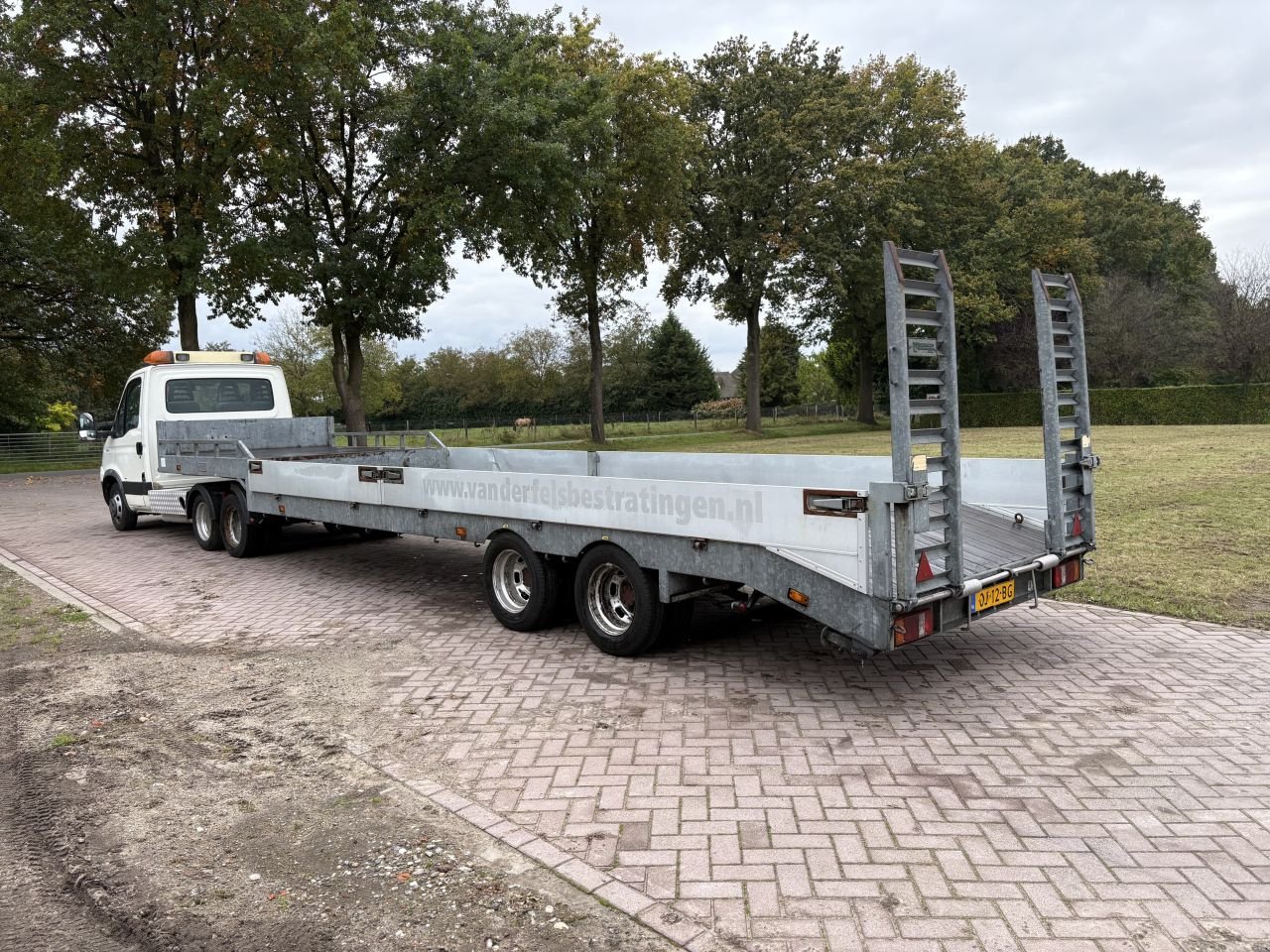 PKW-Anhänger tip Sonstige be trekker Iveco Daily 35C18 jee oplegger jeeb-as semi dieplad, Gebrauchtmaschine in Putten (Poză 5)