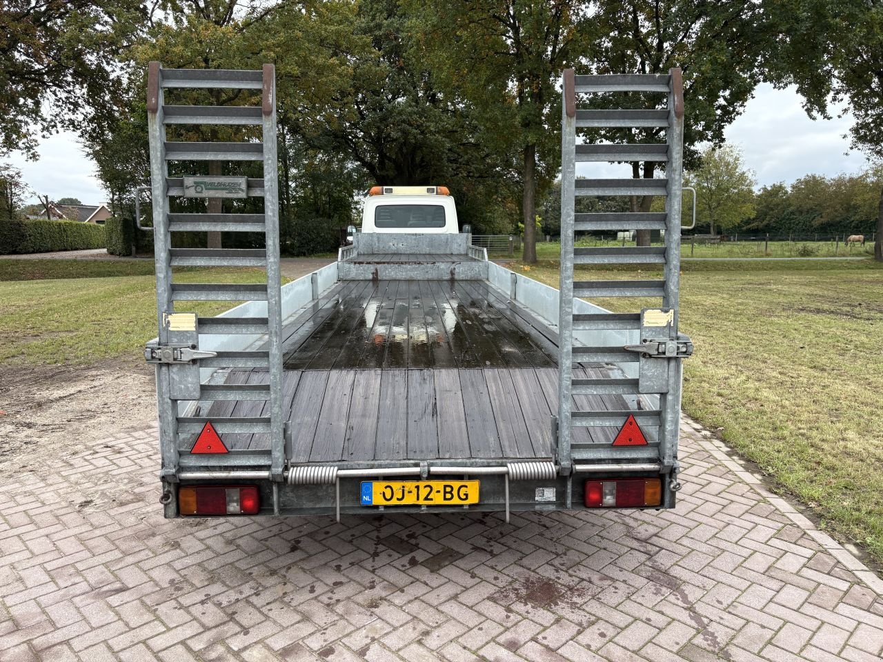 PKW-Anhänger tip Sonstige be trekker Iveco Daily 35C18 jee oplegger jeeb-as semi dieplad, Gebrauchtmaschine in Putten (Poză 9)