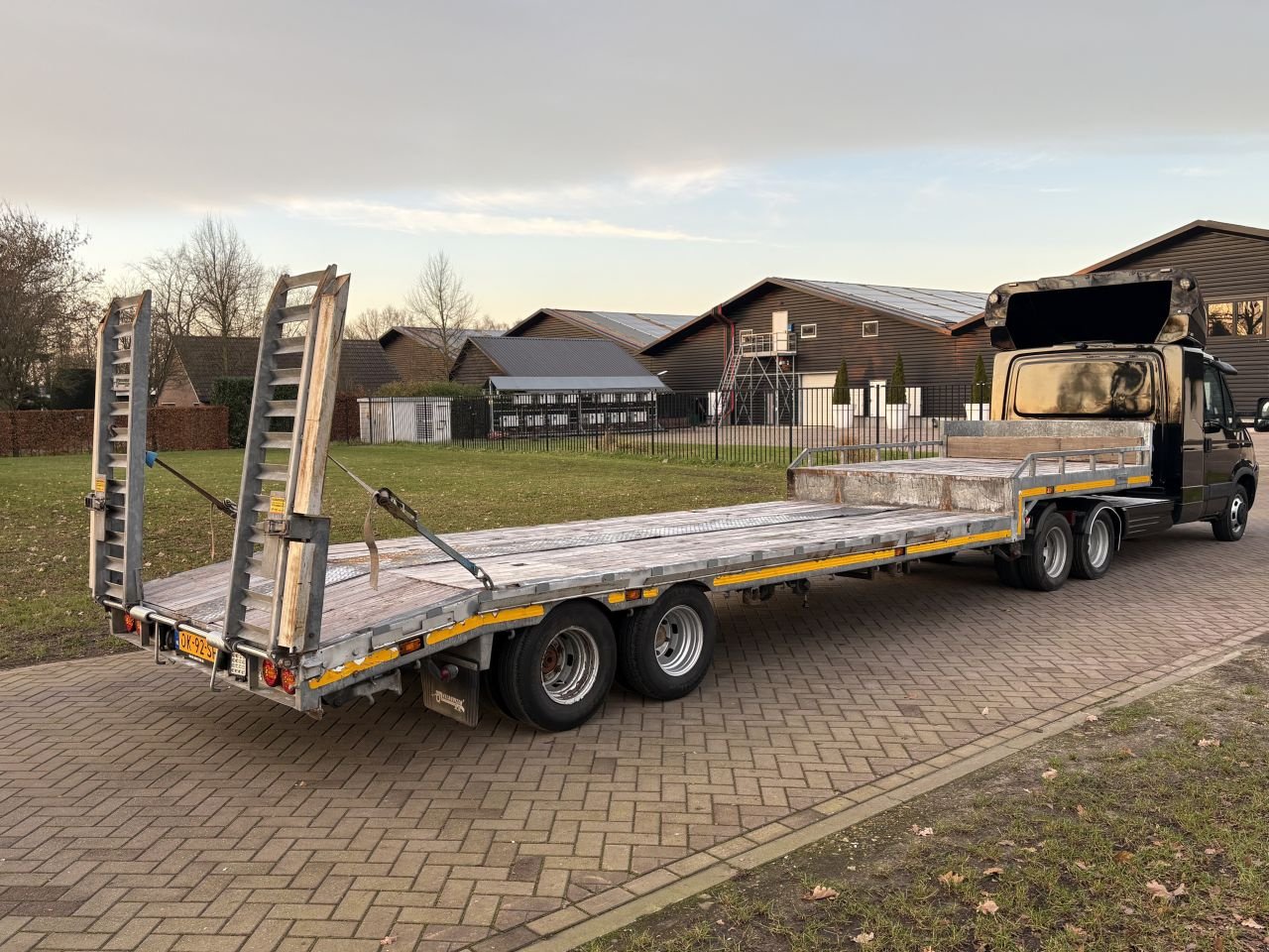 PKW-Anhänger za tip Sonstige be trekker Iveco Daily 50C17 - oplegger Jeeb-as semi diepl, Gebrauchtmaschine u Putten (Slika 7)