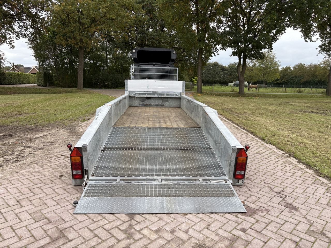 PKW-Anhänger Türe ait Sonstige be trekker Iveco Daily 50C17 - semi kuip met knikvloer, Gebrauchtmaschine içinde Putten (resim 9)