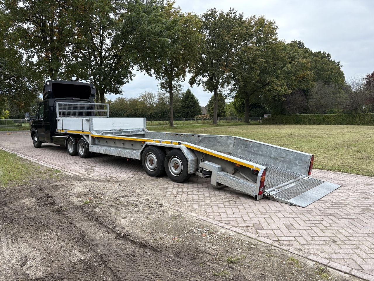 PKW-Anhänger Türe ait Sonstige be trekker Iveco Daily 50C17 - semi kuip met knikvloer, Gebrauchtmaschine içinde Putten (resim 8)