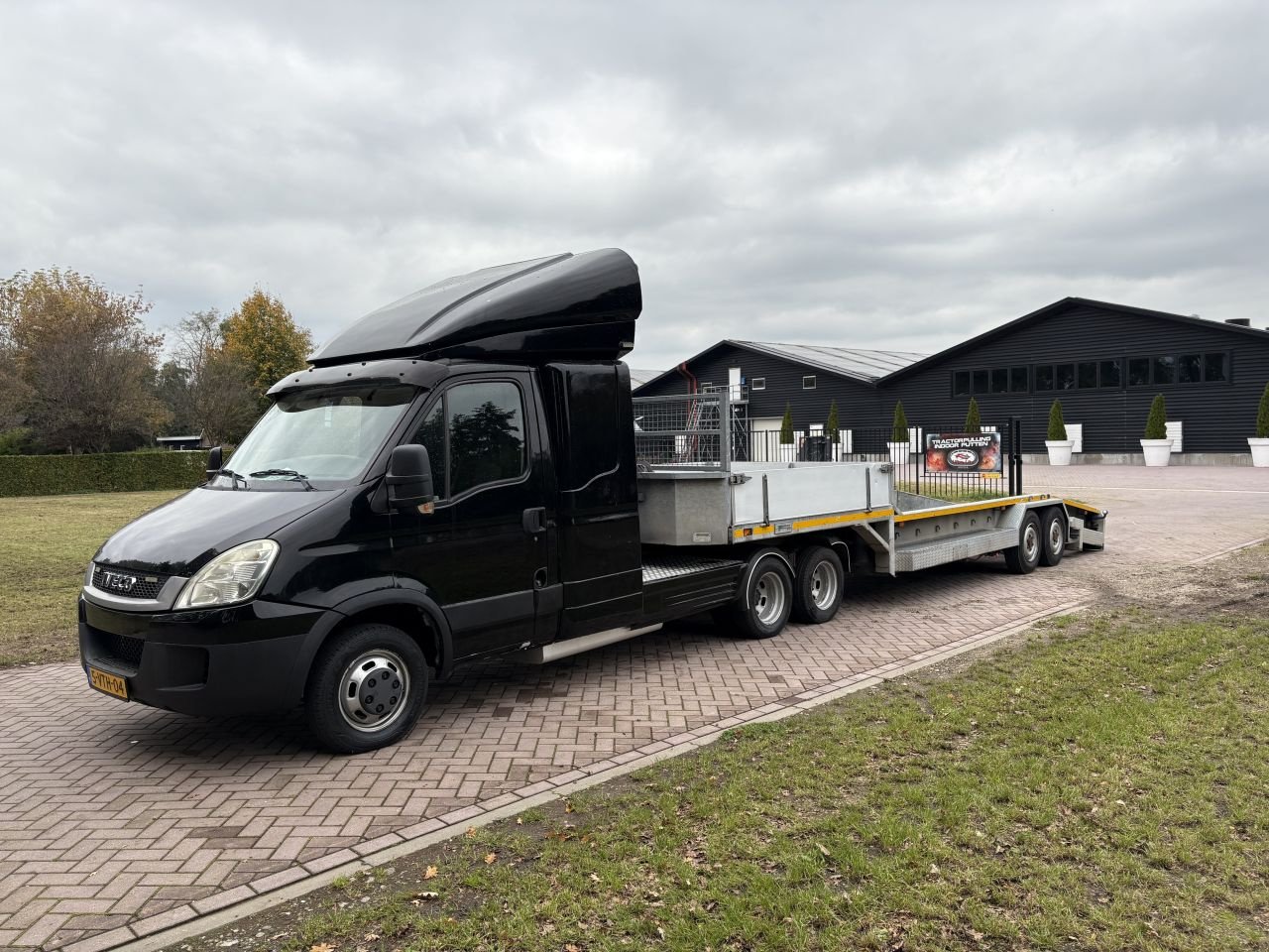 PKW-Anhänger Türe ait Sonstige be trekker Iveco Daily 50C17 - semi kuip met knikvloer, Gebrauchtmaschine içinde Putten (resim 1)